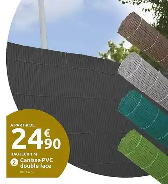 Mr Bricolage Canisse pvc double face offre