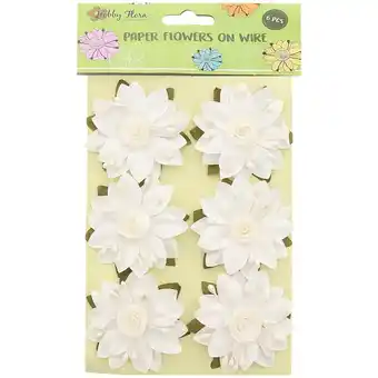 Action Fleurs en papier Hobby Flora offre