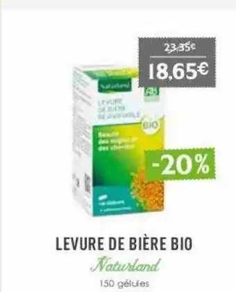 Naturalia Levure de bière bio naturland offre