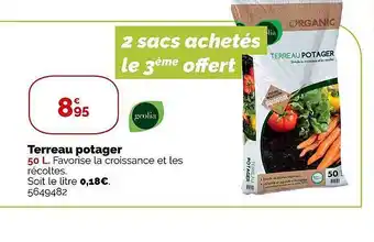 Weldom Terreau potager geolia offre