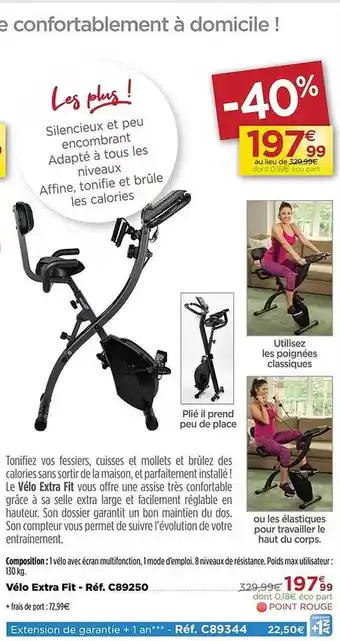 Teleshopping Vélo extra fit offre