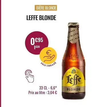 Nicolas Bière blonde leffe blonde offre