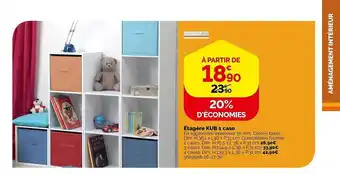 Weldom Étagère kub 1 case offre