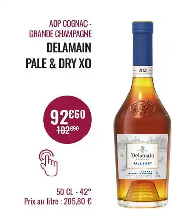 Nicolas Aop cognac-grande champagne delamain pale & dry xo offre