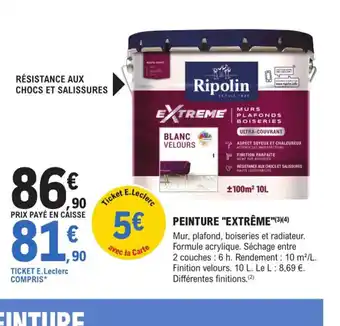 E.Leclerc Brico Peinture Extreme offre