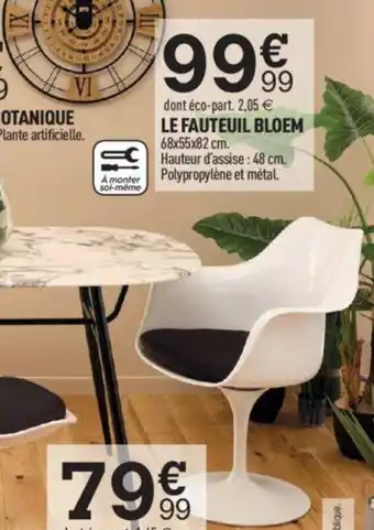 Centrakor Le fauteuil Bloem offre