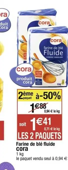 Farine de Ble Fluide Cora
