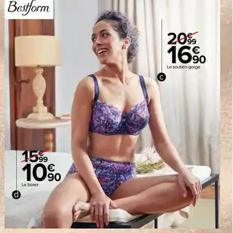 Carrefour Le boxer bestform, le soutien-gorge bestform offre