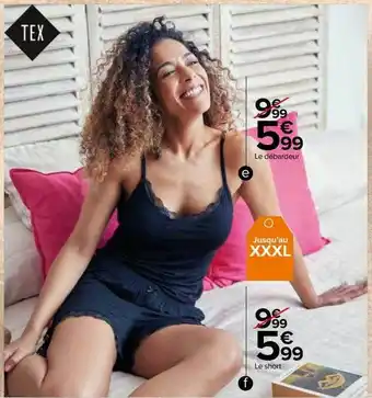 Carrefour Le short tex offre