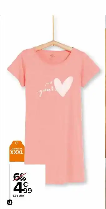 Carrefour Le t-shirt offre
