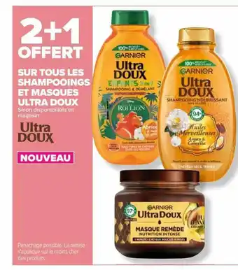 Carrefour Les shampooings et masques ultra doux offre