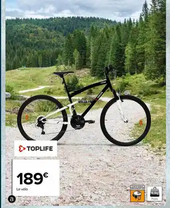 Carrefour Le vélo toplife offre