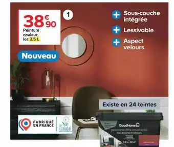 Castorama Peinture couleur goodhome offre