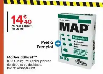 Castorama Mortier adhésif offre