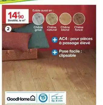 Castorama Stratifié, le m² goodhome offre