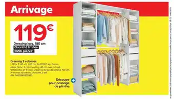 Castorama Dressing 2 colonnes offre