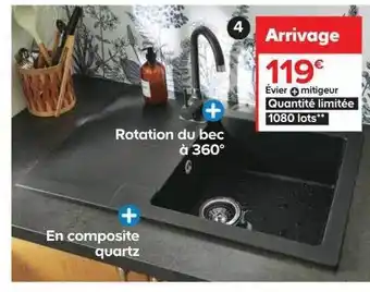 Castorama Évier + mitigeur offre