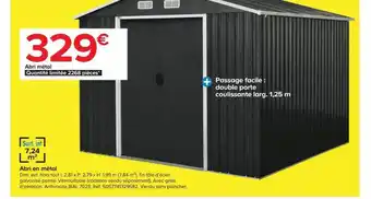 Castorama Abri en métal offre