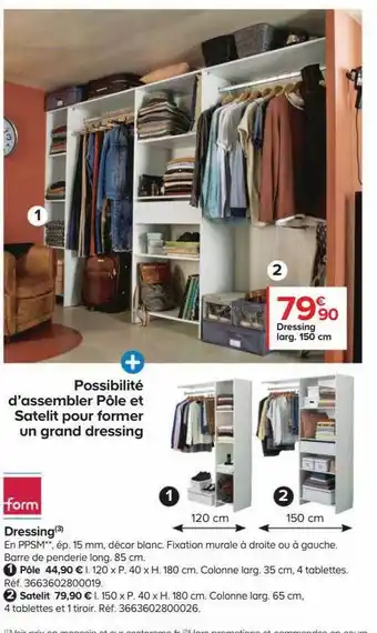 Castorama Dressing form offre