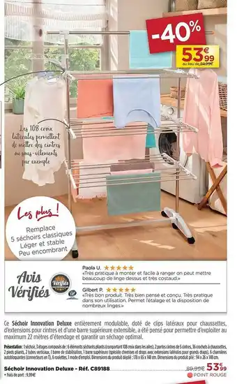 Teleshopping Séchoir innovation deluxe offre