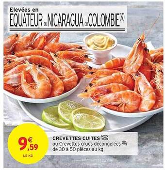 Intermarché Hyper Crevettes cuites offre