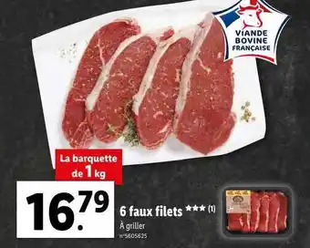 Lidl 6 faux filets*** offre