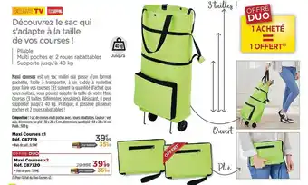 Teleshopping Maxi courses offre