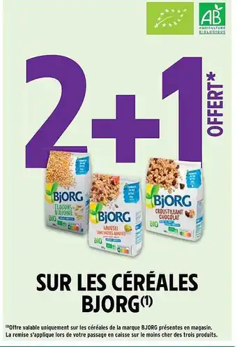 Intermarché Hyper Les céréales bjorg offre
