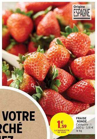 Intermarché Hyper Fraise ronde offre