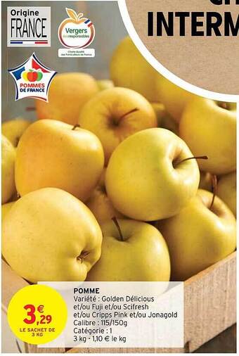 Intermarché Hyper Pomme offre