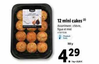 Lidl 12 mini cakes deluxe offre
