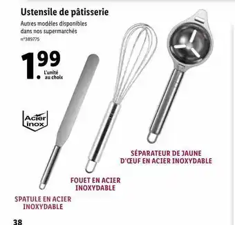 Lidl Ustensile de pâtisserie offre