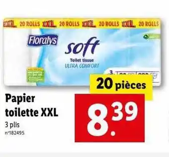 Papier toilette xxl floralys