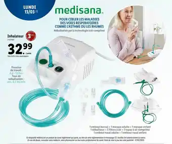 Lidl Inhalateur medisana offre