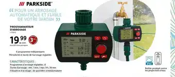 Lidl Programmateur d'arrosage parkside offre