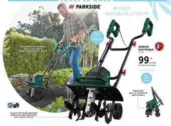 Lidl Bineuse électrique parkside offre