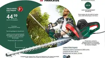 Lidl Taille-haies électrique parkside offre