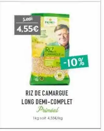 Naturalia Riz de camargue long demi-complet priméal offre