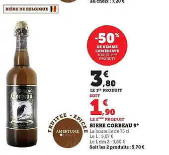 BiÚre corbeau 9°
