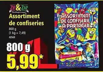 Norma Assortiment de confiseries zip & zap offre
