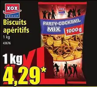 Norma Biscuits apéritifs xox group offre