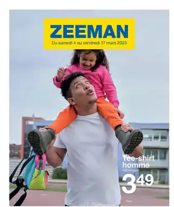 Zeeman Tee-shirt homme offre