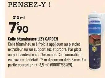 Bricorama Colle bitumineuse lizy garden offre