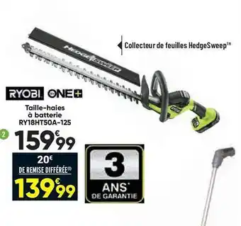 Taille-haies à batterie ryobi