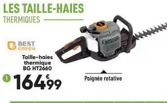 Taille-haies thermique bg ht2660 best green