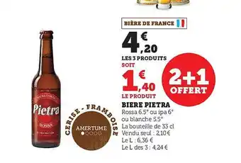 Super U Bière pietra offre