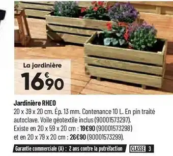Bricorama Jardinière rheo offre