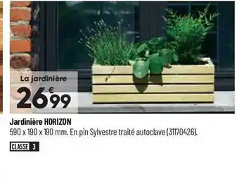 Bricorama Jardinière horizon offre