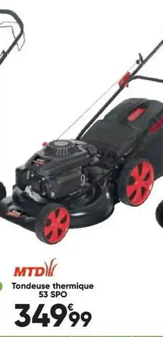 Bricorama Tondeuse thermique 53 spo mtd offre