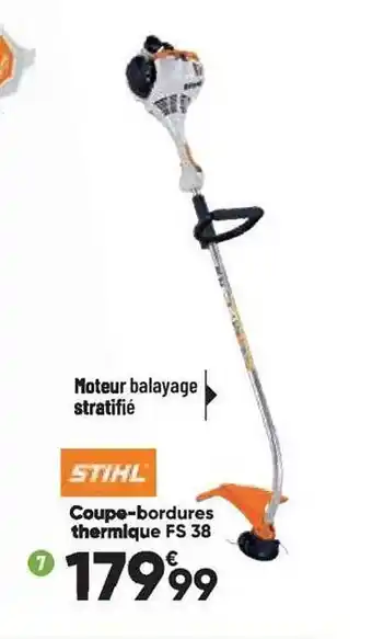 Bricorama Coupe-bordures thermique fs 38 stihl offre